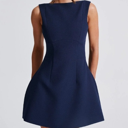 Backless Dress Summer Sleeveless Short Dresses - Image 4
